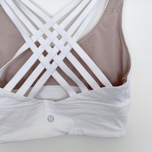 Lululemon Sports bra White Size 4 - Picture 5 of 6